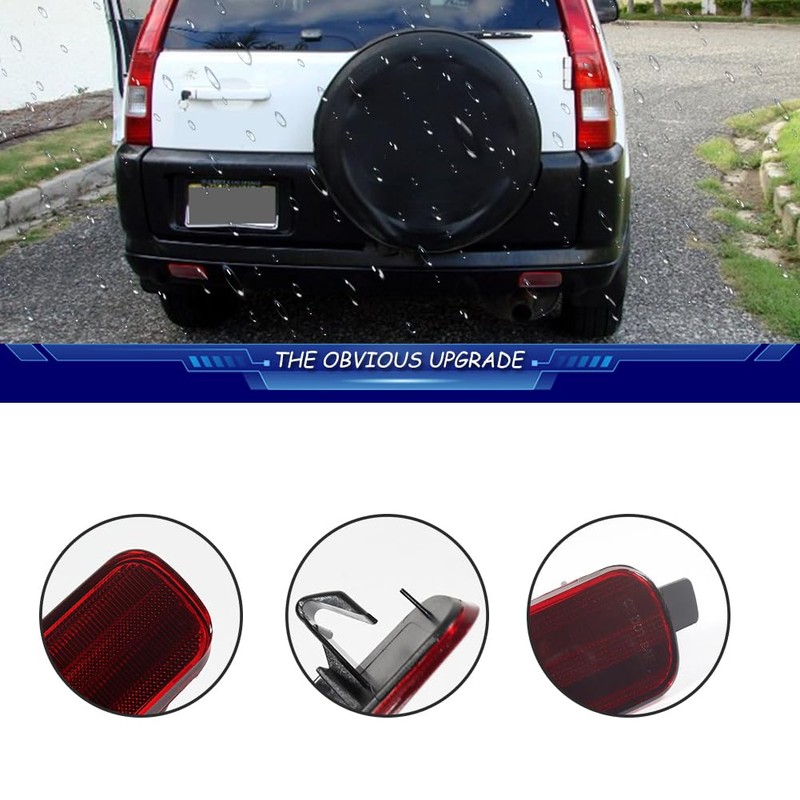 TurningMax For 2002 2003 2004 Honda CR-V LED Rear Bumper