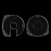 ZOUCY Pack of 1 Replacement Clear Game Disc Storage Shell