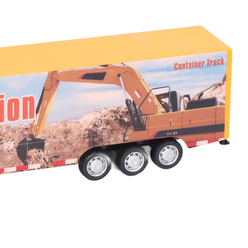 Transport Cart Toy Educational Simulation Alloy Plastic Pull Back Carrier