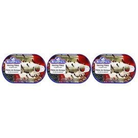 Rugen Fisch Herring & Mackerel Fillets Assorted Sauces (3 - PACK, Herring Fillets in Paprika Sauce)