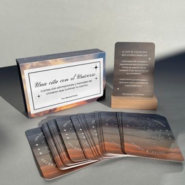Una cita con el universo - Deck de afirmaciones y decretos inspiradores. 53 Tarjetas con mensajes para manifestar una realidad llena de magia