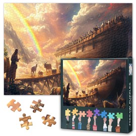 TUMOVO Noah's Ark 1000 Piece Puzzle for Adults, Religious