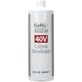 ForPro Professional Collection Professional 32 Oz Hair Color Developer 40 Vol High Lift Permanent Coverage