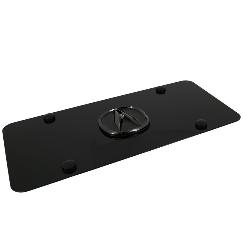 Au-TOMOTIVE GOLD Logo License Plate for Acura (Chrome)