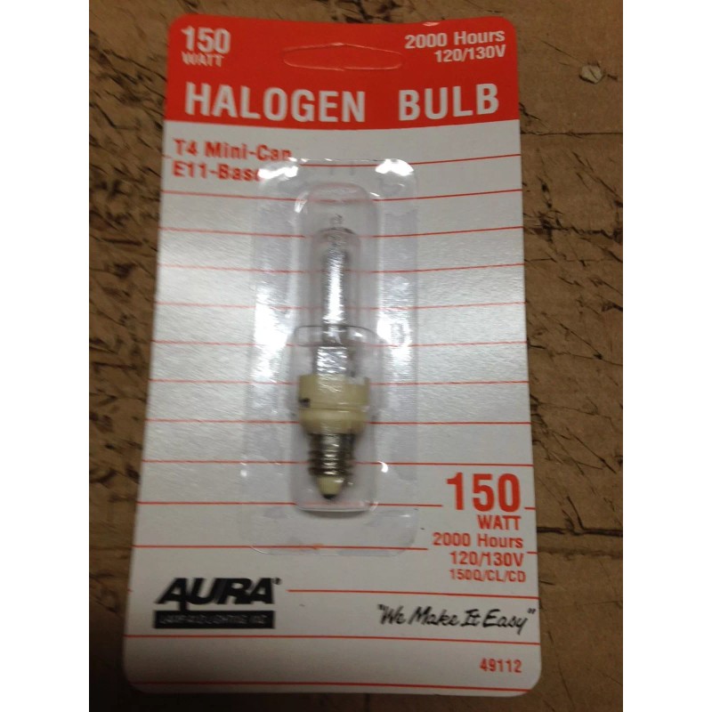 Aura 6 - T4 Mini-can Halogen bulb E11 150 Watt