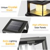 FOLKSMATE Solar Post Cap Lights 12 Pack, 2 Lighting Modes