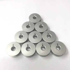 10 Aluminum Bobbins for Pfaff Model Home & Industrial Sewing Machines 9033a Cutex