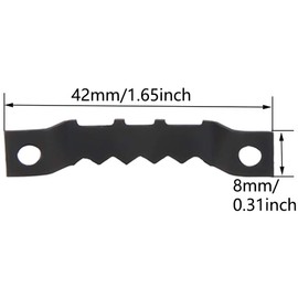 Juvielich 100Pcs Picture Frames Hangers 1.65"x0.31" Iron Picture Sawtooth Hangers for Home Decoration Hanging Clock Paintings Artwork Creative Picture Frame Photo Hanging Black