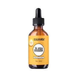 LilaLavanda - Aceite de Jojoba Orgánico - Equilibra la Piel y Regula el Sebo - Ideal para Piel Grasa, Mixta y con Tendencia Acneica - Humectante Facial y Capilar - Prensado en Frío - 59 ml