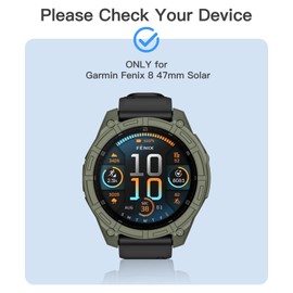 OVERSTEP Case Cover Compatible with Garmin Fenix 8 47mm Solar,Soft Anti Drop Replacement Protective Cases Smart Watch Accessories.