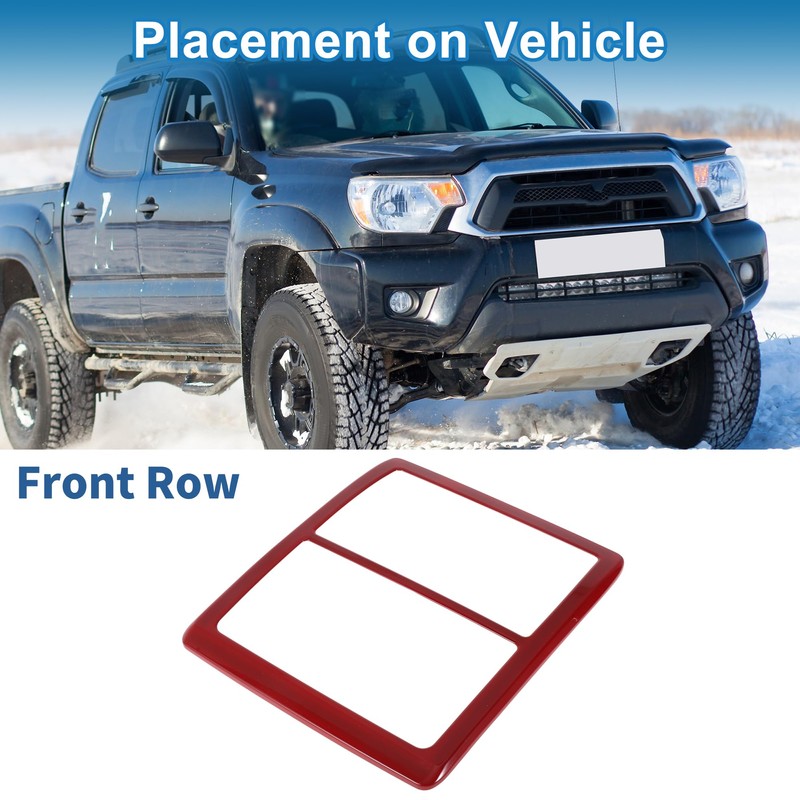 X AUTOHAUX Headlight Trim Bezel for Toyota Tacoma 2016-2023 Front