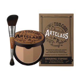 Too Cool for School Art Class By Rodin Shading 9.5g + Dual Contour Brush, Classic, 1 Piece / 투쿨포스쿨 아트클래스 바이로댕 쉐딩 9.5g + 듀얼 컨투어 브러쉬, 클래식, 1개