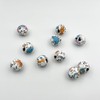 30Pcs Silicone Printed Beads Alien Print Beads 15mm Unique Alien
