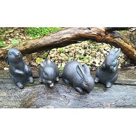 London Ornaments Rabbits set of 4