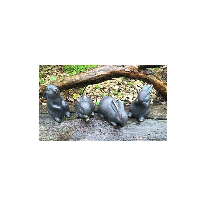 London Ornaments Rabbits set of 4