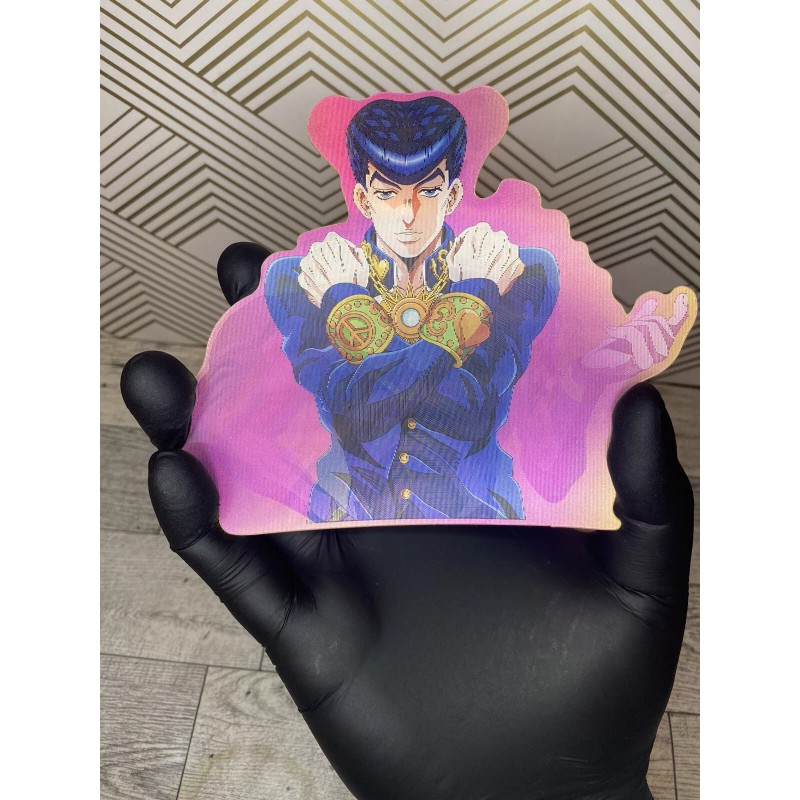 JoJo's Bizarre Adventure Jotaro Giorno Josuke 3D Lenticular Motion Car