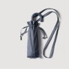 JAJU [JAJU] Crossbody UV 3-Fold Umbrella_Blue Stripe