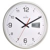 Acctim Kalendar Wall Clock Non-Ticking Sweep LCD Digital Display Energy