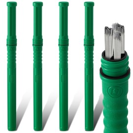 Tandefio 4 Pcs Welding Rod Storage 40 Inch Tig Rod Storage Canisters Welding Electrode Holder Airproof Waterproof Container (Blue and Green)