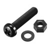 TA-VIGOR 20Pcs M2x10mm Nylon Screw Nut Washer Assortment Kit, Machine