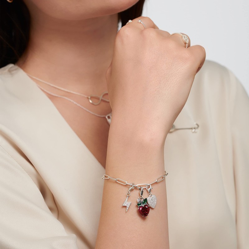 Thomas Sabo Fruit Charm, Sterling Silver, Cubic Zirconia