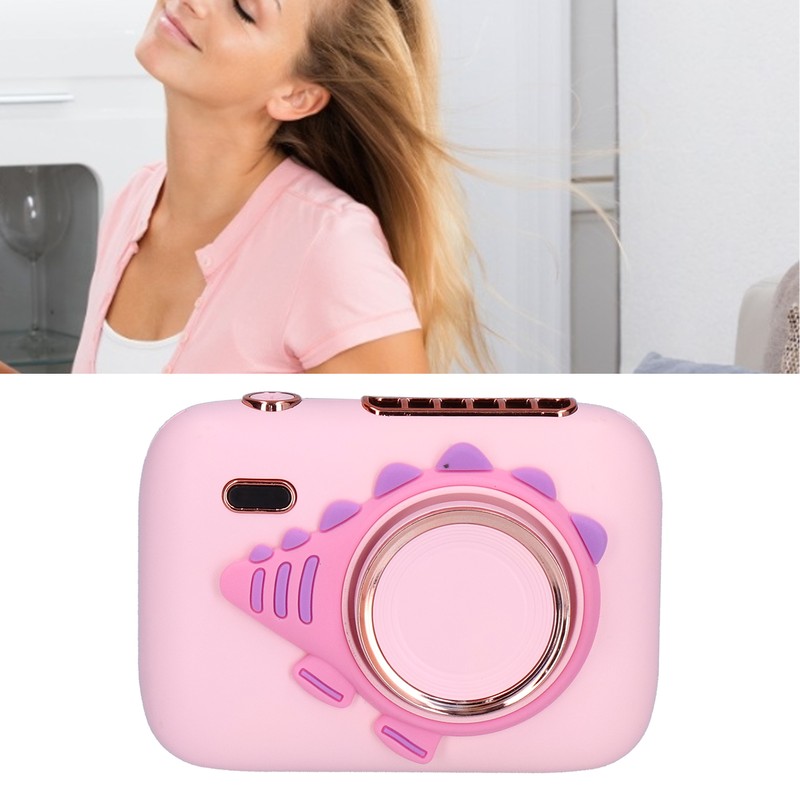 Handheld Fan Portable Hanging Neck Fan Camerashaped Mini Fan with