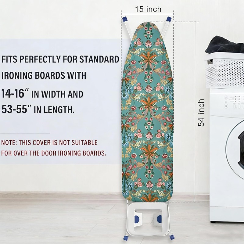 Inspirasa Thickened Ironing Board Cover and Sealing pad 15x54, Large-Sized