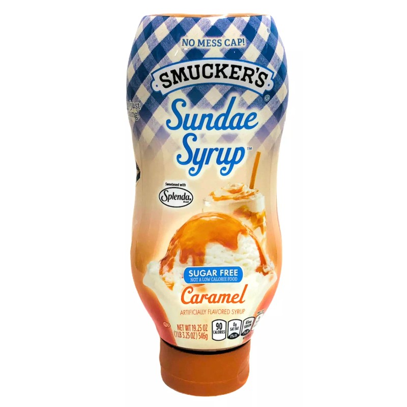 Smucker's Sugar-Free Caramel Sundae Syrup 19.25 oz Smuckers