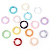 Craftdady 15pcs Alloy Spring Ring Clasps Round Spring Clips Carabiner
