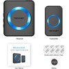 Tecknet Waterproof Wireless Bell Set Wireless Doorbell