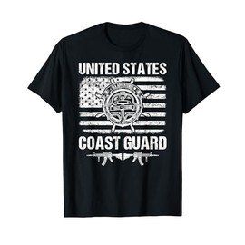 United States Coast Guard Patriotic American Flag Gifts T-Shirt