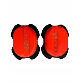 Xzone Knee Slider Motorcycle Wooden Knee Slider Light, Durable, Elegant, Natural Material Knee Pads for Motorcycle Knee Pads, Knee Protectors for Leather Combi Red Fluo