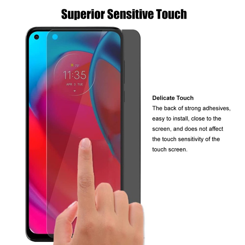 UZWZW 3 Pack Privacy Screen Protector for Motorola Moto G