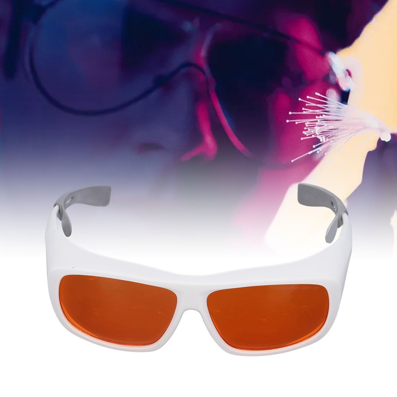 Laser Safety Goggles Plastic Eye Protection Glasses for Fiber Optic