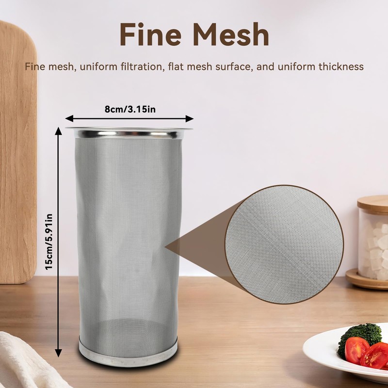 Cold Brew Coffee Filter for Mason Jar, Stainless Steel Coffee