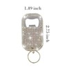 Bling Diamond Beer Opener Set - 2 Pcs Silver Crystal