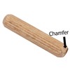 BICB 1/4″ X 1.5″ Fluted Beechwood Dowel Pins – 100