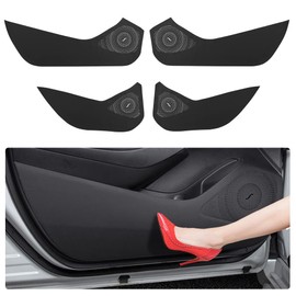LUNQIN Car Door Anti Kick Pad for Toyota Corolla Accessories 2020 2021 2022 2023 2024 2025 2026 Protector Mat Dirty Collision Stickers Inner Decorative