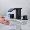 Bathroom faucets 3 Hole Widespread Modern Bathroom Sink Faucet 8