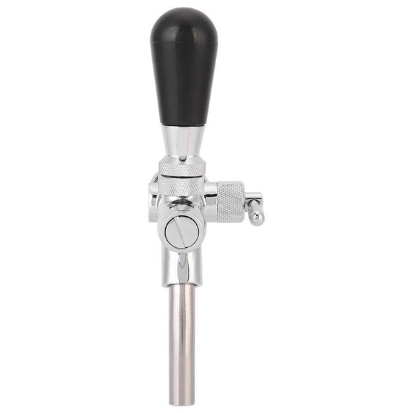 TOPINCN Stainless Steel and Chrome Plated Material Adjustable Beer Tap Faucet Keg Beer Homebrewing Tap with Ball Lock Liquid Disconnect