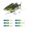 ods lure Glide Bait with PVC Tail Sinking Fishing Tackle