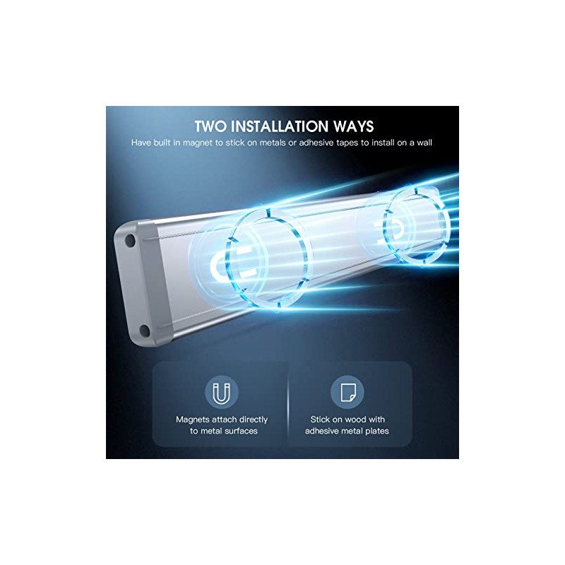 MCGOR Rechargeable Motion Sensor Under Cabinet Lighting - 2 Pack