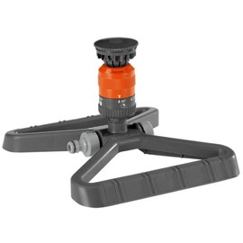 Gardena 1948-20 Vario Sprinkler, Round Shape, Gray/Orange Product Warranty: Up to 5 Years