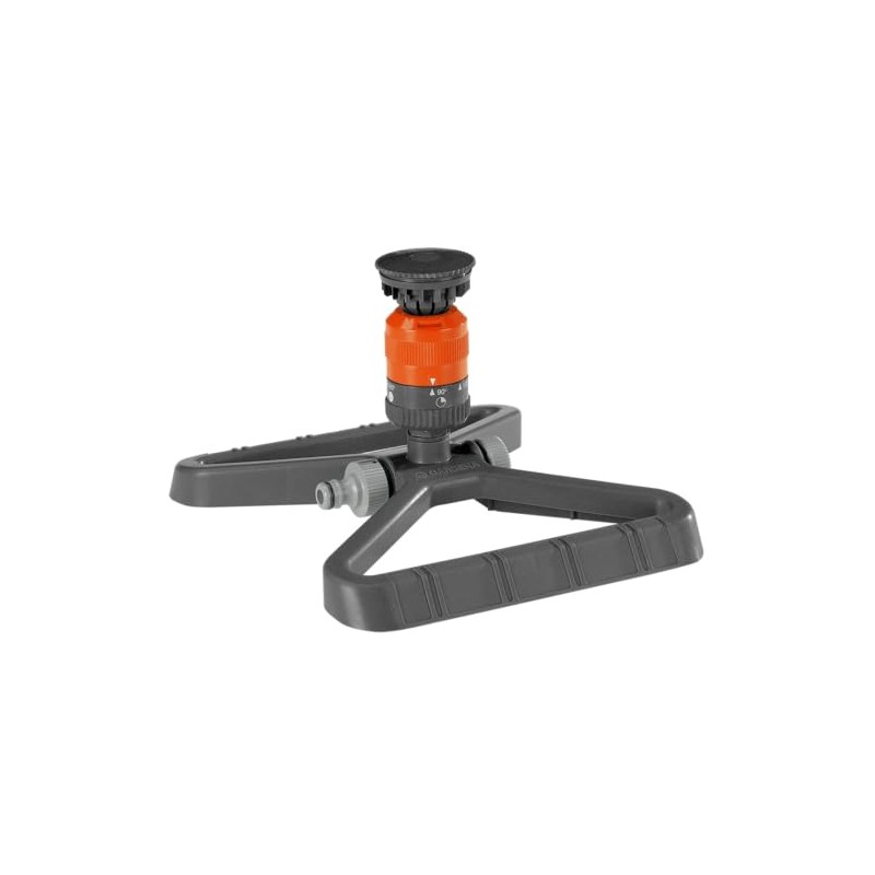 Gardena 1948-20 Vario Sprinkler, Round Shape, Gray/Orange Product Warranty: Up