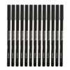 Italia Deluxe 12 pcs Eyeliner Pencil, Ultra Fine, Creamy, High-pigmented,
