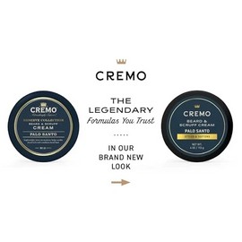 Cremo Beard & Scruff Cream, Palo Santo (Reserve Collection), 4 oz - Soothe Beard