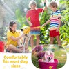 LALOCAPEYO Dog Waterproof Shower Cap,Adjustable Dog Ear Protection Device,Hanging Pet