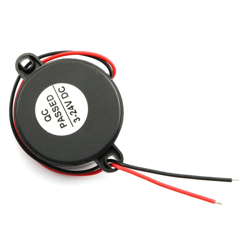 RuiLing 2-Pack DC 3-24V 85 dB Active Piezo Buzzer Piezoelectric