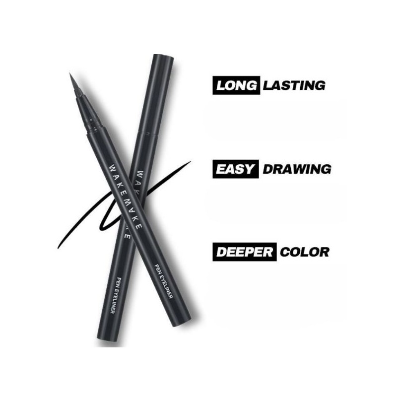 WAKEMAKE Any Proof Eyeliner 0.5g*2ea [SQUID GAME EDITION], Type:03 Soft