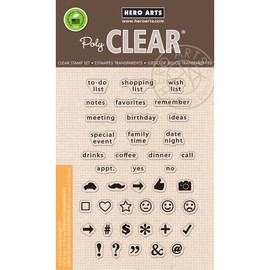 Hero Arts to Do List Stamp Set, Clear